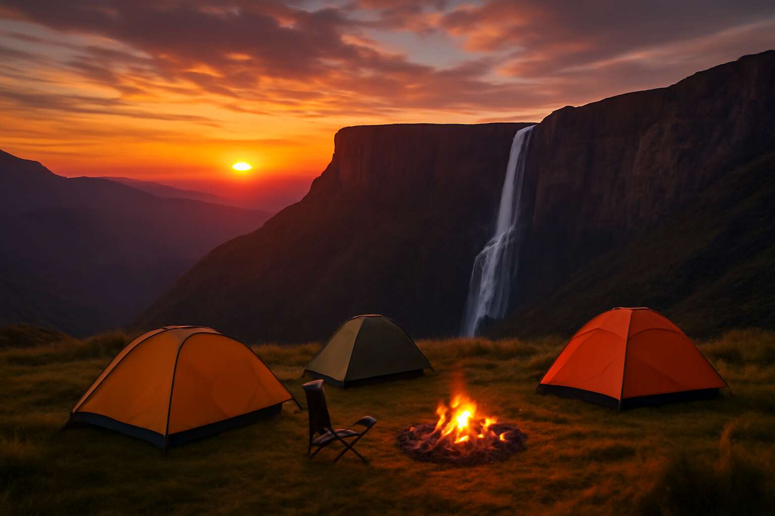 Campgrounds Tugela Falls