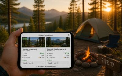 Platforms to compare campground prices and availability save you time.