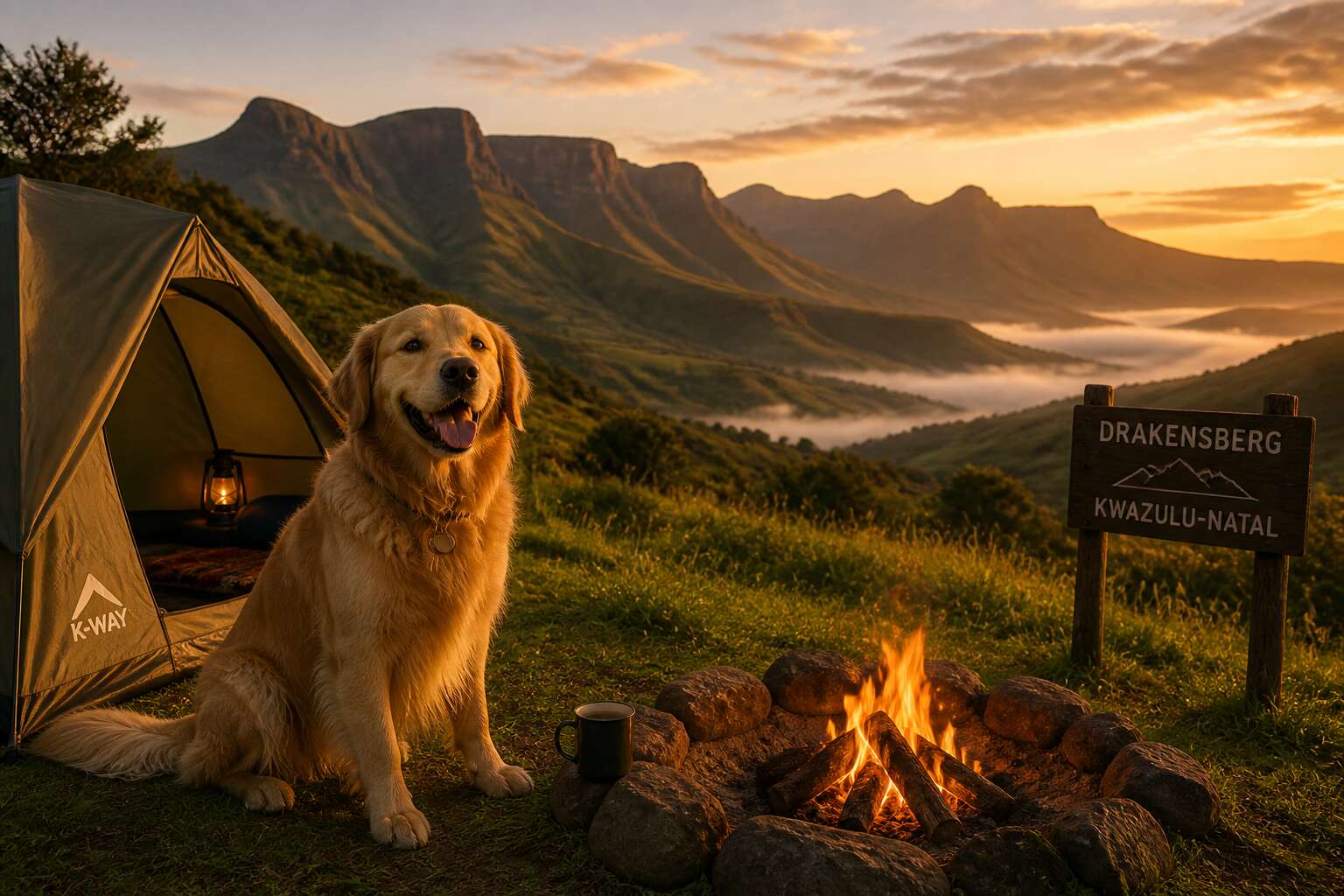 Pet-friendly camping sites in KwaZulu-Natal